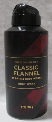 Bath & Body Works Men's Collection Body Spray 3.7 oz CLASSIC FLANNEL bergamot - Image 1 of 2