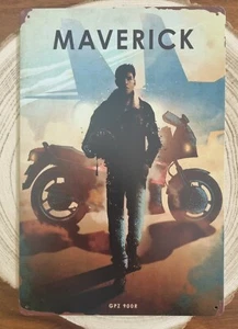 🍀 Blechschild Metallschild Film Top Gun Maverick Tom Cruise - Imagen 1 de 2
