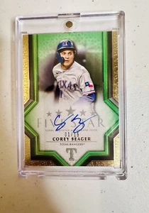 23 Topps Five Star #FSA-SEA Corey Seager Texas Rangers Auto Green 1/15 1st print - Picture 1 of 2