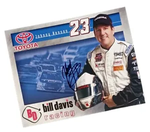2005 Nascar Signed Johnny Benson TRD Craftsman Truck Series Hero Card - Picture 1 of 2