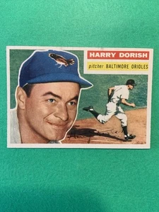 Harry Dorish 1956 Topps #167, espalda gris, Baltimore Orioles, como nuevo comentarios - Imagen 1 de 2
