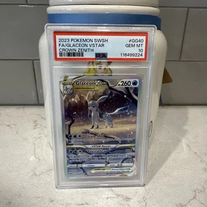 Pokémon Glaceon VSTAR GG40/GG70 Full Art Crown Zenith PSA 10 Gem Englisch - Bild 1 von 4