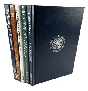 Lot of 5 Hardcover National Geographic Society Books, Wildlife, Nature, Mankind - Picture 1 of 14