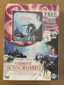 NEW Edward Scissorhands Playing Cards in Collector's Tin DVD Box Set Edition - Picture 1 of 7