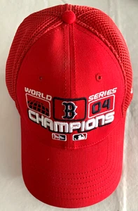 BOSTON RED SOX   2004  WORLD SERIES  BASEBALL HAT  ONE SIZE FITS ALL    C15 - Picture 1 of 3