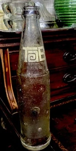 Tab 10 oz ACL Soda bottiglia di vetro MCM trasparente in rilievo - Foto 1 di 7
