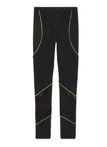 Echte Gucci GG Stretch Jersey Neopren Hose reflektierend gelb Größe XL neu mit Etikett - Bild 1 von 9