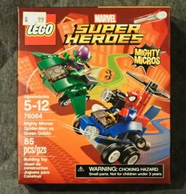 LEGO MARVEL SUPER HEROES MIGHTY MICROS 76064 SPIDERMAN vs GREEN GOBLIN  SEALED