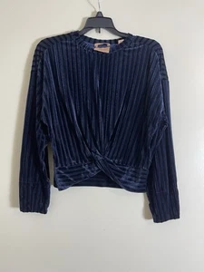 Blusa Top Scotch & Soda Maison Scotch Starwatcher Manga Larga Terciopelo Talla XS - Imagen 1 de 6