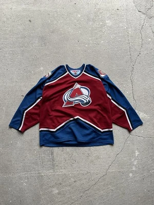 Camiseta vintage Starter Colorado Avalanche NHL 90s Patric Roy 33 talla XXL Foto 1 de 4