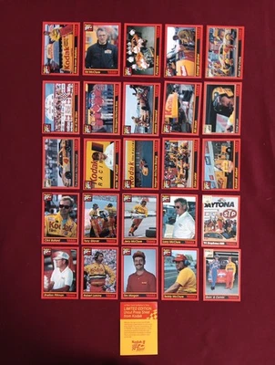 1992 Traks Eastman Kodak Ernie Irvan Statistics 25 Card Complete Set Very Nice! - Image 1 of 4