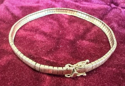 Pulsera Serpiente Aurafin Oro 14k PESADA 10.899 Gramos! Precioso! ITALIA! Foto 1 de 4
