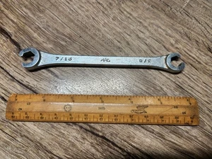 3/8 - 7/16 MAC TOOLS SAE FLARE-NUT DOUBLE END LINE WRENCH 10 DEGREE OFFSET - Picture 1 of 6