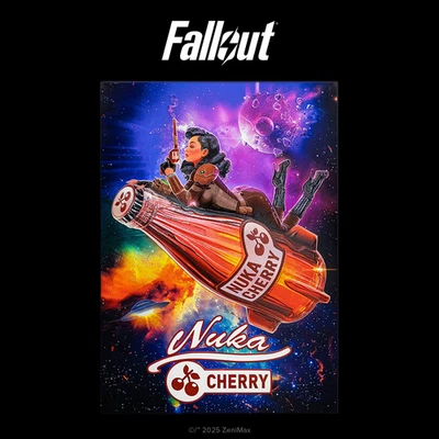 Displate Fallout Nuka Cherry Girl Limited Edition - Brand New Sealed 54/1000 - Image 1 of 3