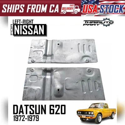 FLOOR PANEL PLATE LEFT RIGHT LONG FIT NISSAN DATSUN 620 UTE Pickup 1973-1979 - Image 1 of 4