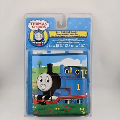 Thomas & Friends Peel and Stick Wall Border Tank Engine  5” X 15 NEW  - Image 1 of 4