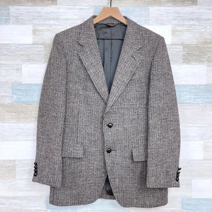 Abrigo deportivo de lana escocesa Harris Tweed vintage Kuppeheimer para hombre 40R - Imagen 1 de 11