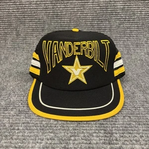 Vintage Vanderbilt University Commodores Mesh Trucker Snapback 3 Streifen Neu aus altem Lagerbestand USA - Bild 1 von 4