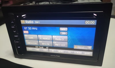 AUTORADIO ALPINE DOPPIO 2 DIN INE 900 R CD DVD USB BLUETOOTH NAVIGATORE - Immagine 1 di 4
