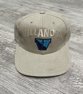 NUEVO De colección Años 90 Villanova Wildcats Script Fútbol Universitario CorreaBack Sombrero Algodón Foto 1 de 4
