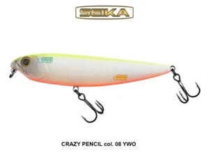 WTD SEIKA CRAZY PENCIL 105 COL 08 YWO FLOATING 17 GR WALKING THE DOG - SPINNING - Foto 1 di 1