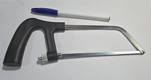 6 Inch Mini Hacksaw, Handsaw with A Sharp Blade for Wood, Steel, PVC, Plastic - Picture 1 of 10