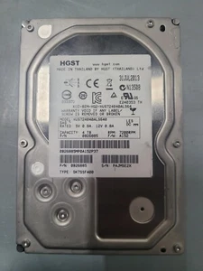 4TB HGST 3.5" 6Gb/s SAS ENTERPRISE DRIVE MODEL: HUS724040ALS640 FORMATED 512BPS - Picture 1 of 3