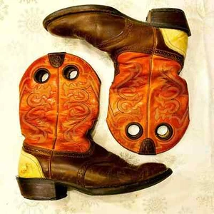 Ariat Crossfire Western boot Tricolor Style 10002325 Men’s 10 EE Wide WG - Picture 1 of 11