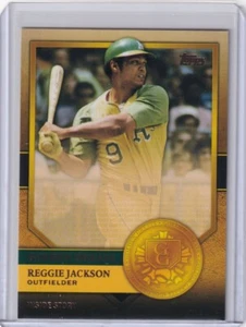 2012 TOPPS GOLDEN GREATS REGGIE JACKSON OAKLAND ATHLETICS INSIDE STORY GE-3273 - Picture 1 of 1