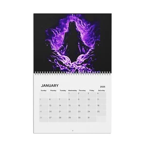 Psychic Fantasy Witch Death Groovy Calendar (2025) - Picture 1 of 4