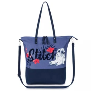 Disney Parks Disneyland Paris Stitch Tropical Tote Bag NEW - Picture 1 of 8