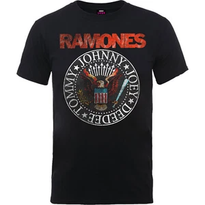 The Ramones Vintage Eagle Seal Official Merchandise T-Shirt M/L/XL Neu - Picture 1 of 2