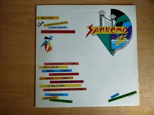 Various – Sanremo '85 Italy 1985 LP Compilation - Imagen 1 de 4