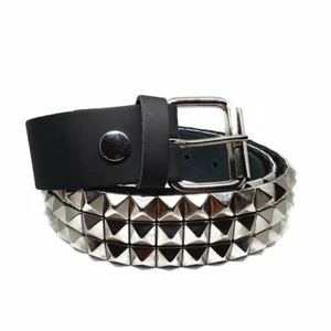Bullet 69 Premium Unisex Pyramid Studded Leather Belt • Local Stock • Gothic - Picture 1 of 3