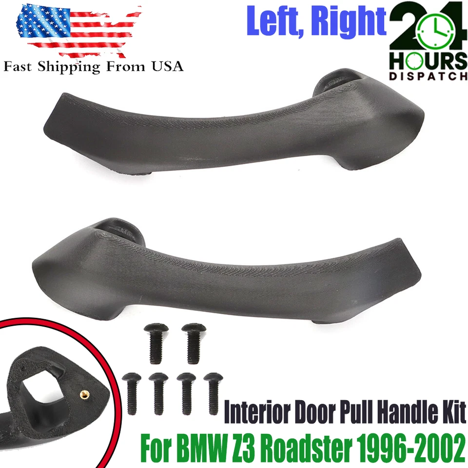 For 1996-2002 BMW Z3 Interior Door Pull Handle Kit PAIR LEFT AND RIGHT US STOCK - Image 1 of 4