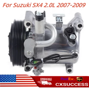 5-Groove Air Conditioner Compressor & AC Clutch For Suzuki SX4 2L 2007-2009 - Picture 1 of 11