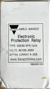 CGE40-3PR Carlo Gavazzi Electronic Overload Relay CGC Contactor - Picture 1 of 6