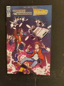 Transformers/Regreso al Futuro #2 (noviembre de 2020, IDW) variante cubierta B - Imagen 1 de 10