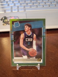 2020-21 Panini Donruss - Rated Rookies Green Flood #202 LaMelo Ball (RC)