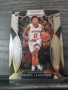 2019-20 Panini Prizm Draft Picks Silver Romeo Langford #80 Rookie