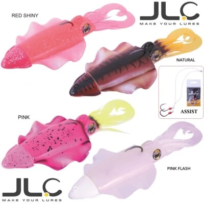 ARTIFICIALE JLC XOCO SEPPIA SILICONE SLOW JIGGING TRAINA ESCA PESCA - Immagine 1 di 4