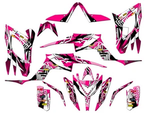 2013-2020 RAPTOR 700 MAYHEM Pink Senge Graphics Kit Compatible with Yamaha - Picture 1 of 7
