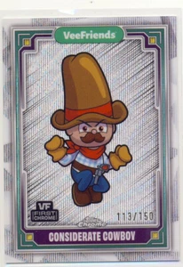 2025 VeeFriends rifrattore onda cromata 43 considerato cowboy 113/150 - Foto 1 di 2