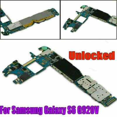 Placa madre principal LC desbloqueada para Samsung Galaxy S6 G920V Verizon GSM Foto 1 de 4