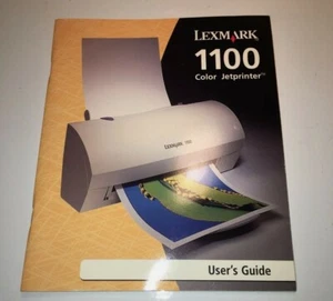 Lexmark 1100 Color Jet printer Users Guide - Picture 1 of 3