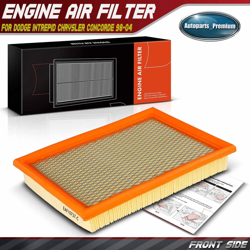 Filtro de aire del motor para Dodge Intrepid Chrysler Concorde 1998-2004 300M 1999-2004 Foto 1 de 4