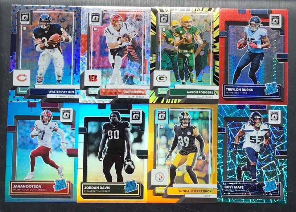 2022 Optic Football COLOR / SERIAL NUMBERED Prizms with Rookies You Pick - Image 1 of 1