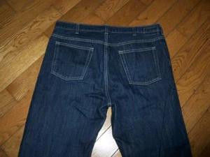 MEN'S BANANA REPUBLIC STRAIGHT LEG DARK DENIM JEANS WAIST 38 LENGTH 30 1/2 - Picture 1 of 4