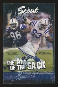 2005 INDIANAPOLIS COLTS Program (SCOUT) -*AUTOGRAPHED by (33+) Players* - Picture 1 of 9