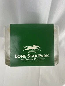 2001 Lone Star Park Bar Glasses 92.5 KZPS Classic Rock Station 4 Set in Box - Picture 1 of 3